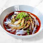 Best Thick Glass Noodle with Szechuan Sauce 成都凉粉 in Durham, NC