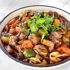 Best Xinjiang Chicken with Potato & Belt Noodle 新疆大盘鸡 in Durham, NC